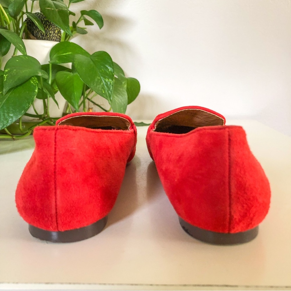 J. Crew Genuine Suede Loafers in Red - Picture 5 of 11
